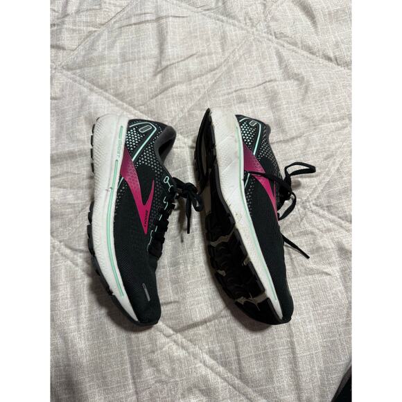 Brooks Ghost 14 Sneakers Runnings Shoes Womens Sz 7.5 M Black Pink 1203561B013 - Picture 3 of 9